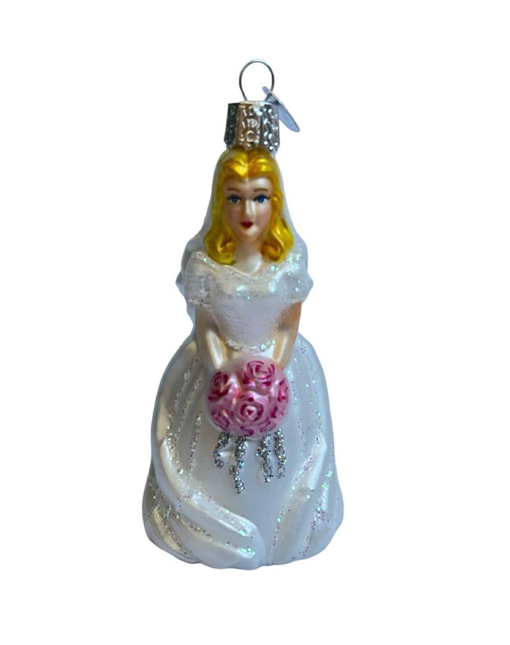 Old World Christmas Ornament Blond Bride